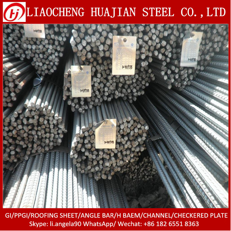 12m HRB400 Deformed Steel Bar Iron Bar for Construction