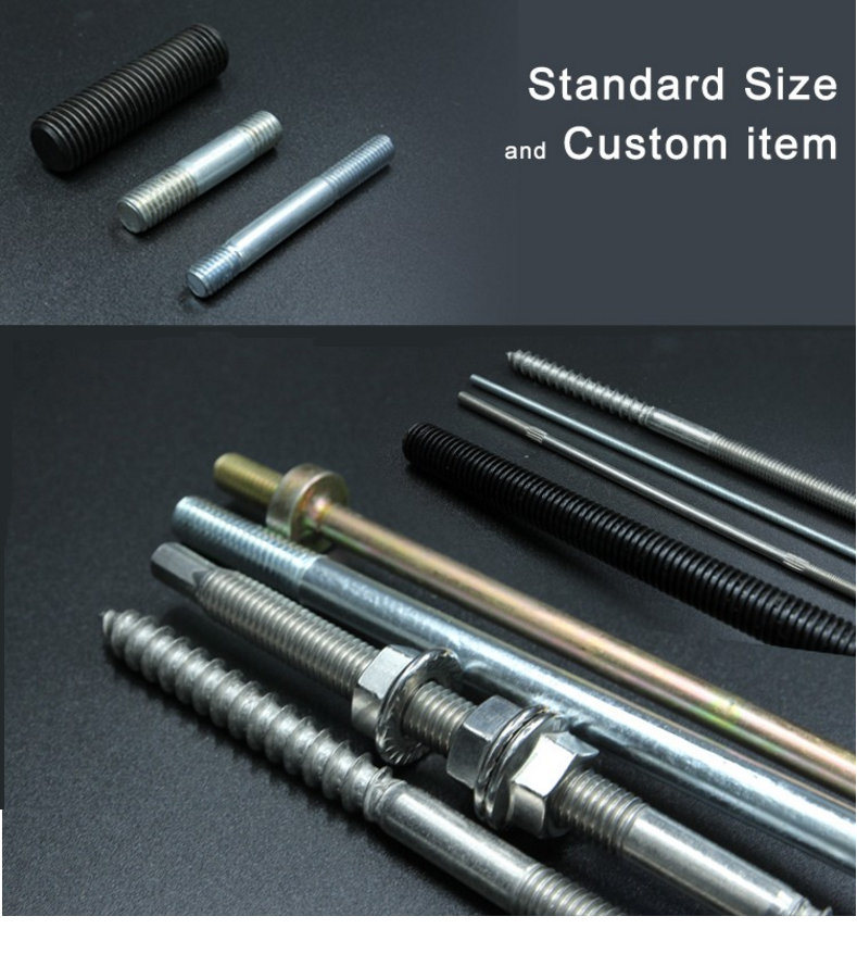 Bar DIN975/ASTM A193 B7/ B7m/B8/B8m Thread Rod with Grade4.8/8.8/10.9/12.9/A2/A4