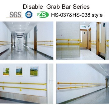 Bathroom Accessory Brass Handrail Antislip Safety Grab Bar