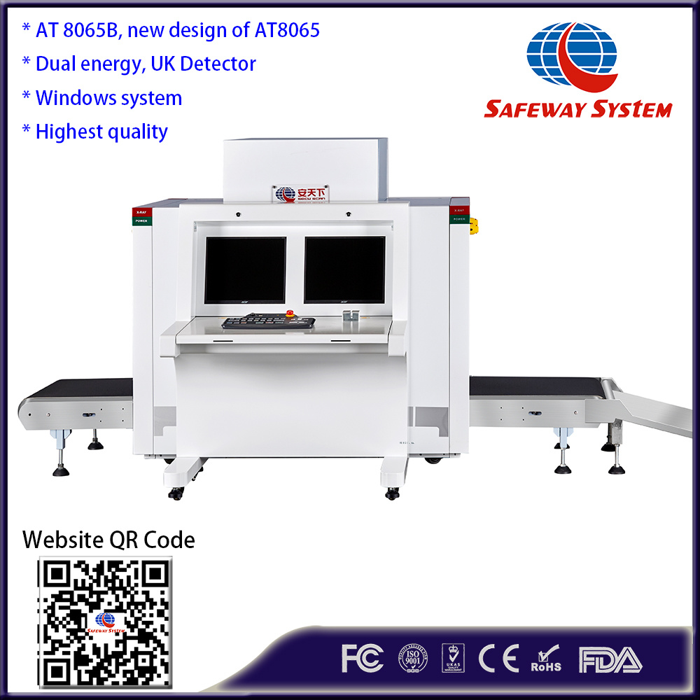 High Resolution At8065 X-ray Baggage/Luggage/Parcel/Cargo Scanner