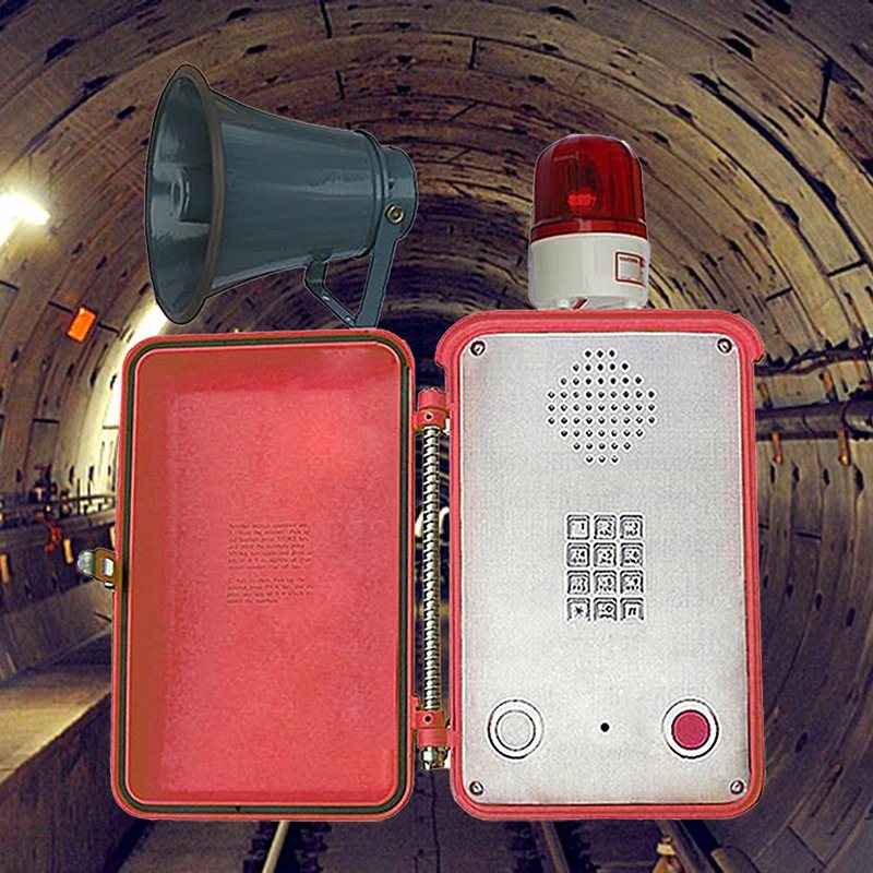 Marine Telephone Knsp-15 Waterproof Tunnel Intercom with Loud Speaker