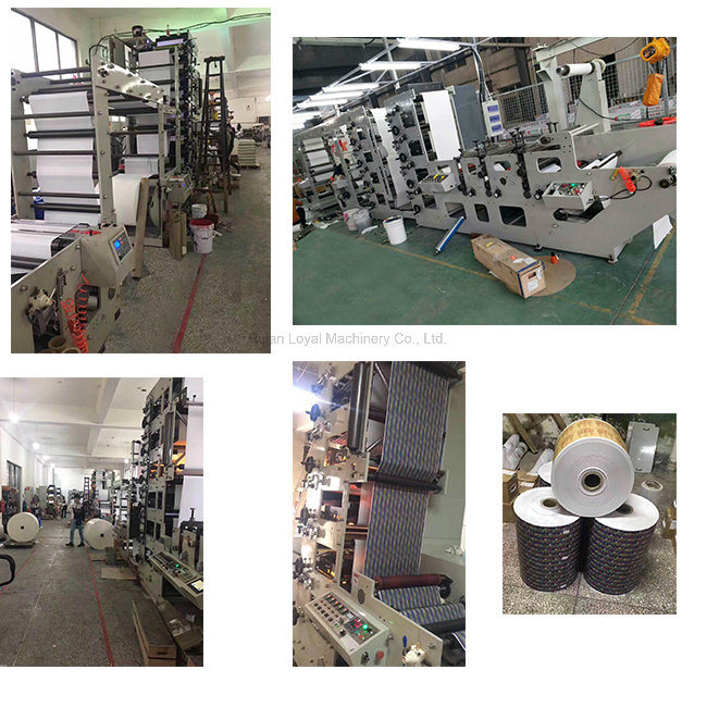 Automatic Five Colour Kraft Paper Roll Printer Machinery