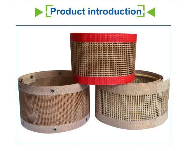 4X4mm PTFE Wire Mesh Conveyor Belt