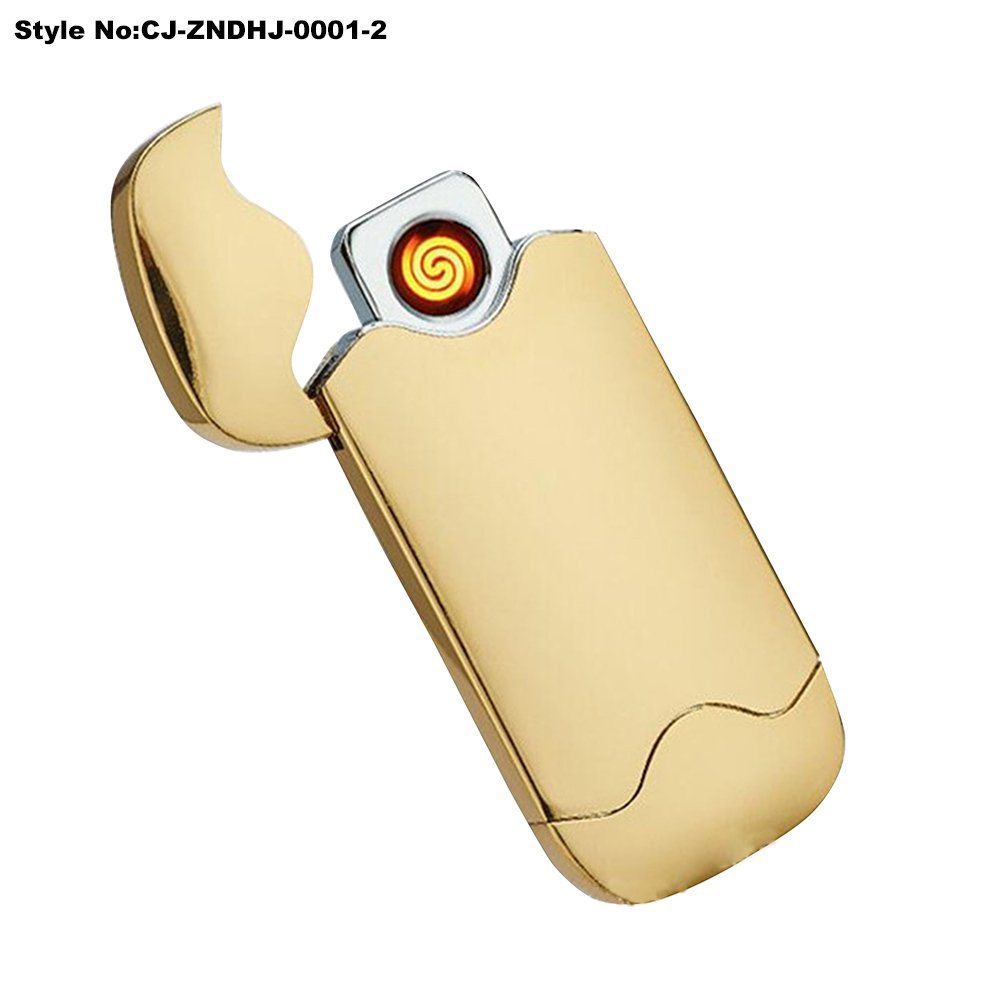 Hot Sale Rechargeable Windproof Cigarette Electronic USB Lighter