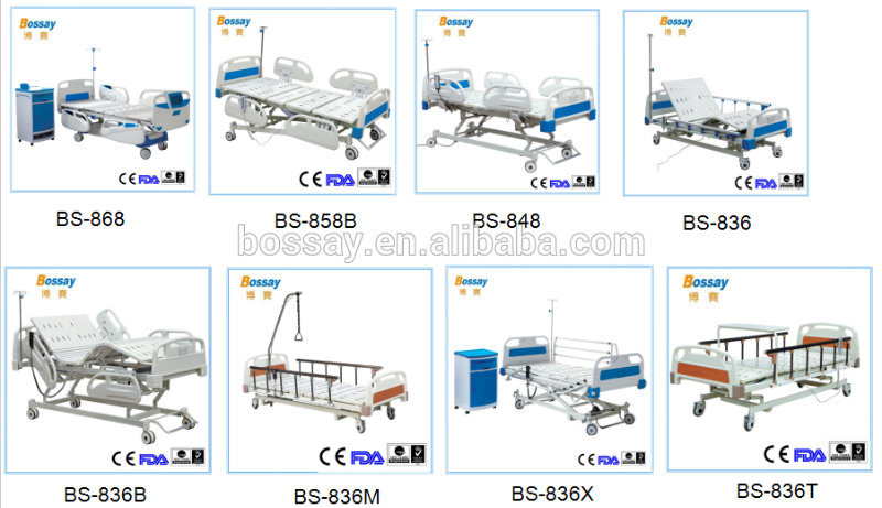 New Three Function Electric Hospital Bed