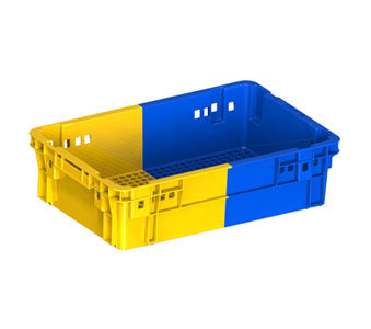 268# Strong Storage Turnover Plastic Crates for Food Processing