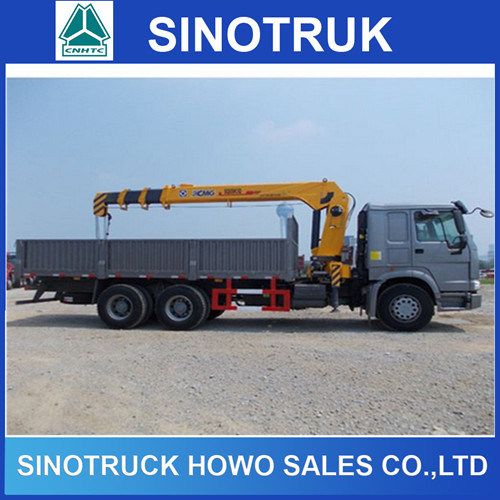 21-30ton 336HP Sinotruk 12ton 6X4 HOWO Crane Truck for Sale