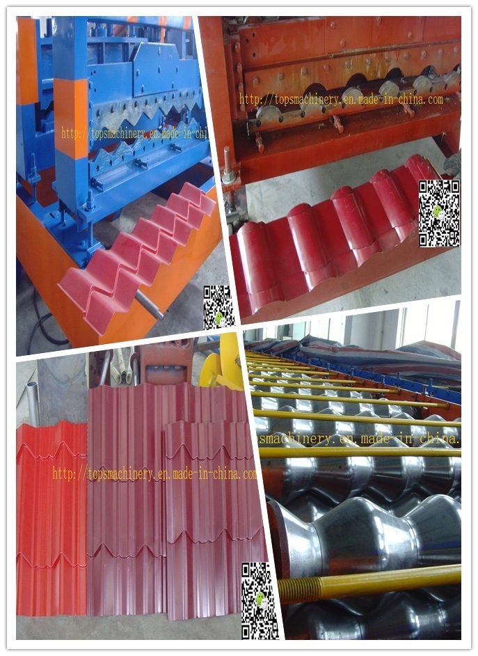 Fully Automatic Trapezoidal Corrugated Roofing Tile Profile Sheet Roll Forming Machine