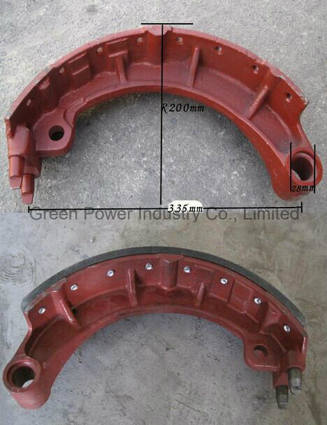 High Quality Russia Truck Ural Brake Shoe 375-3501090