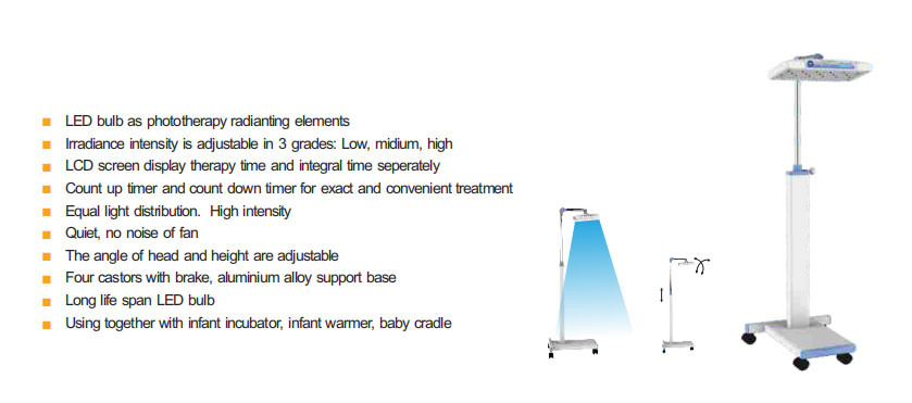 Hot Sale Hospital Medical Care LED Infant Phototherapy Unit FM-7010LED