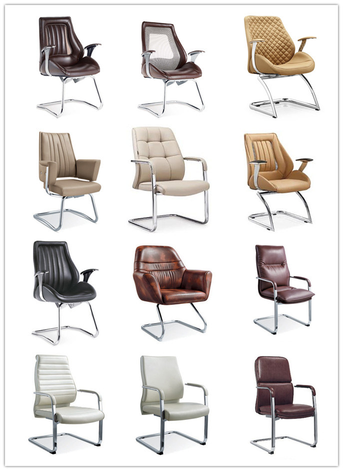 PU/Leather Conference Chair Wooden Arm Conference Hall Chair (HX-CM058C)