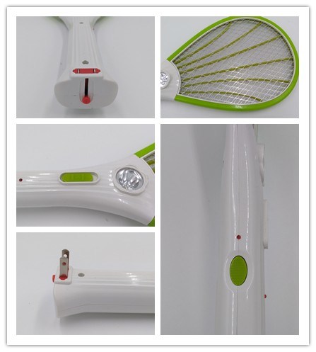 ABS Quality Electronic Mosquito Swatter Bug Racket for Camping