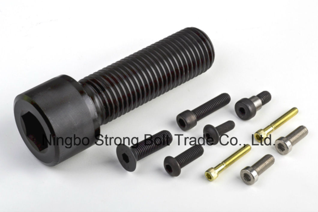 DIN912 Hex Socket Head Cap Screw with Grade 12.9 Black