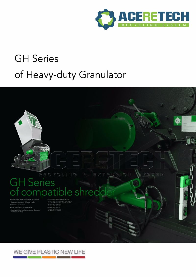 Gh Series Large Central Granulator for in House Recycling