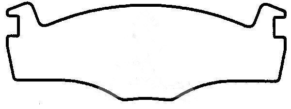 D569 Back Plate for Brake Pad