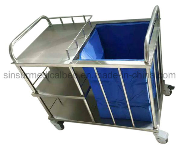 Qualified Hospital Furniture ABS Medical Use Multi-Purpose Medical Nursing Trolley