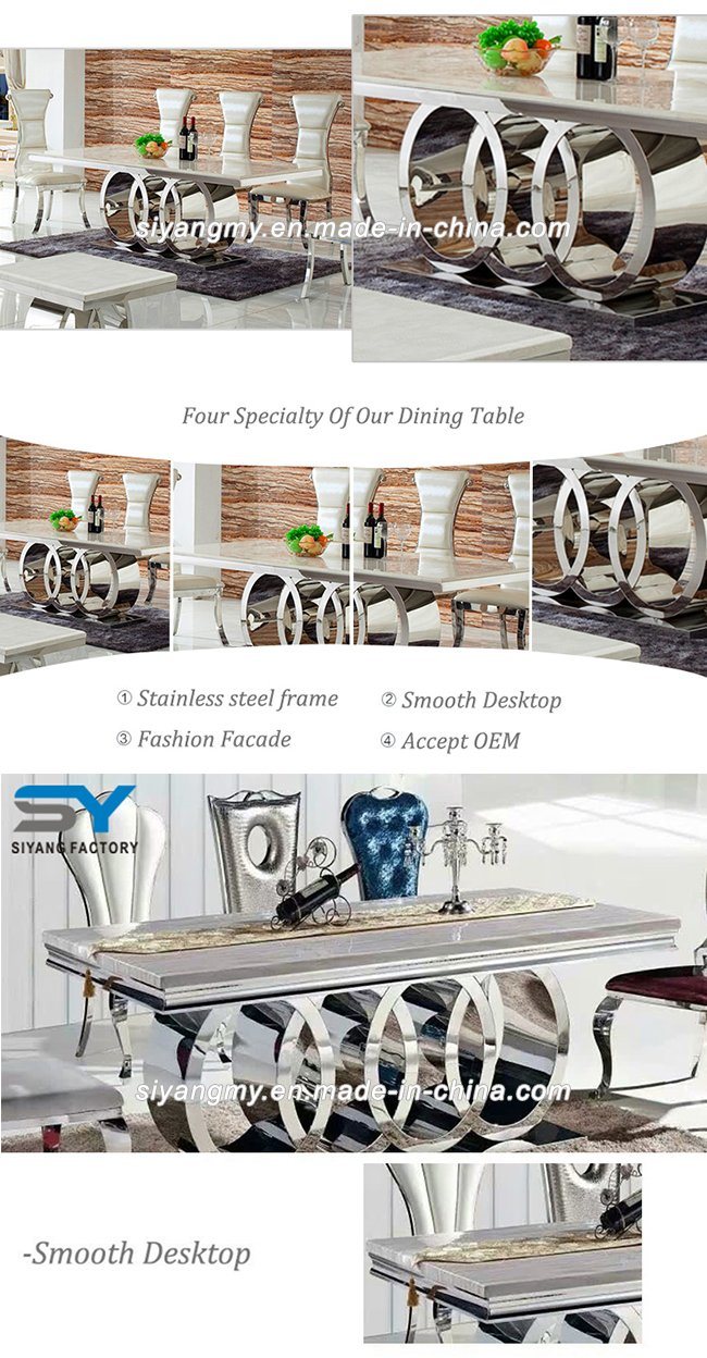 Professional Manufacturer Stainless Steel Dining Table