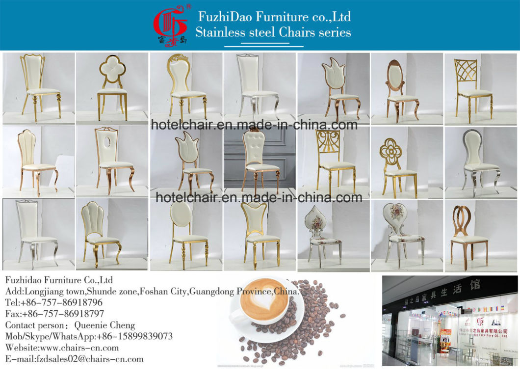 High Class Stainless Steel with Velvet Dining Chair