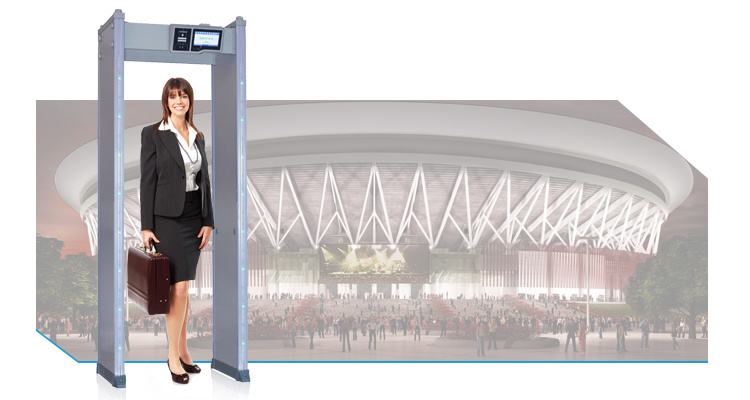 VW-800d 18 Zones EAS System Walk Through Metal Detector