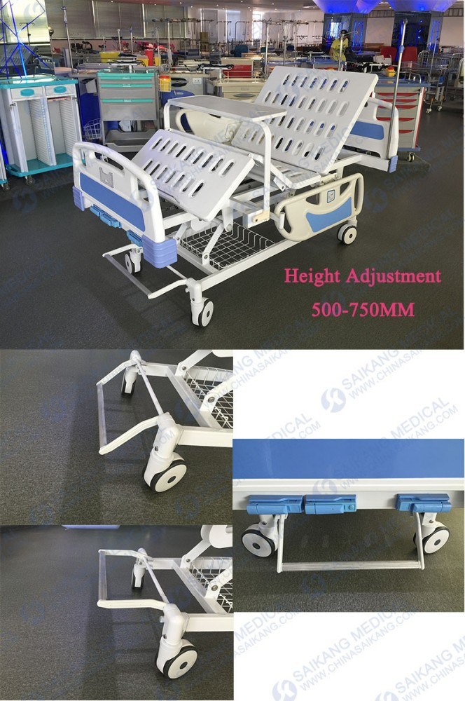 ABS Triple Folding Hospital Bed with High Quality (CE/FDA)