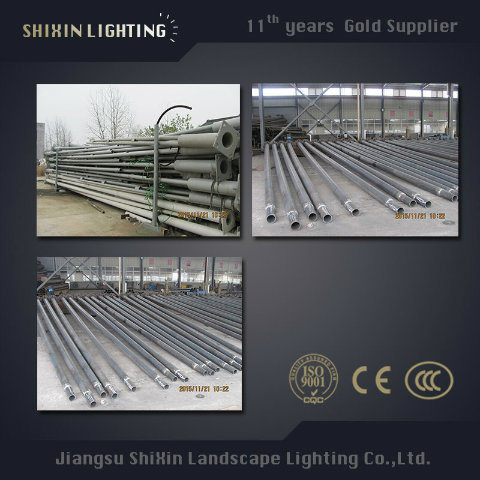 3mm 4mm 5mm Thickness Galvanized Steel Electric Pole