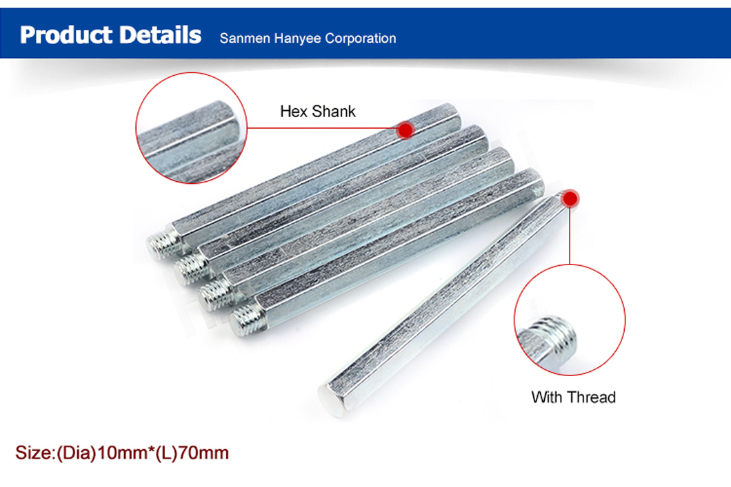 Harden Steel-Frame Construction Torx Rod Screw