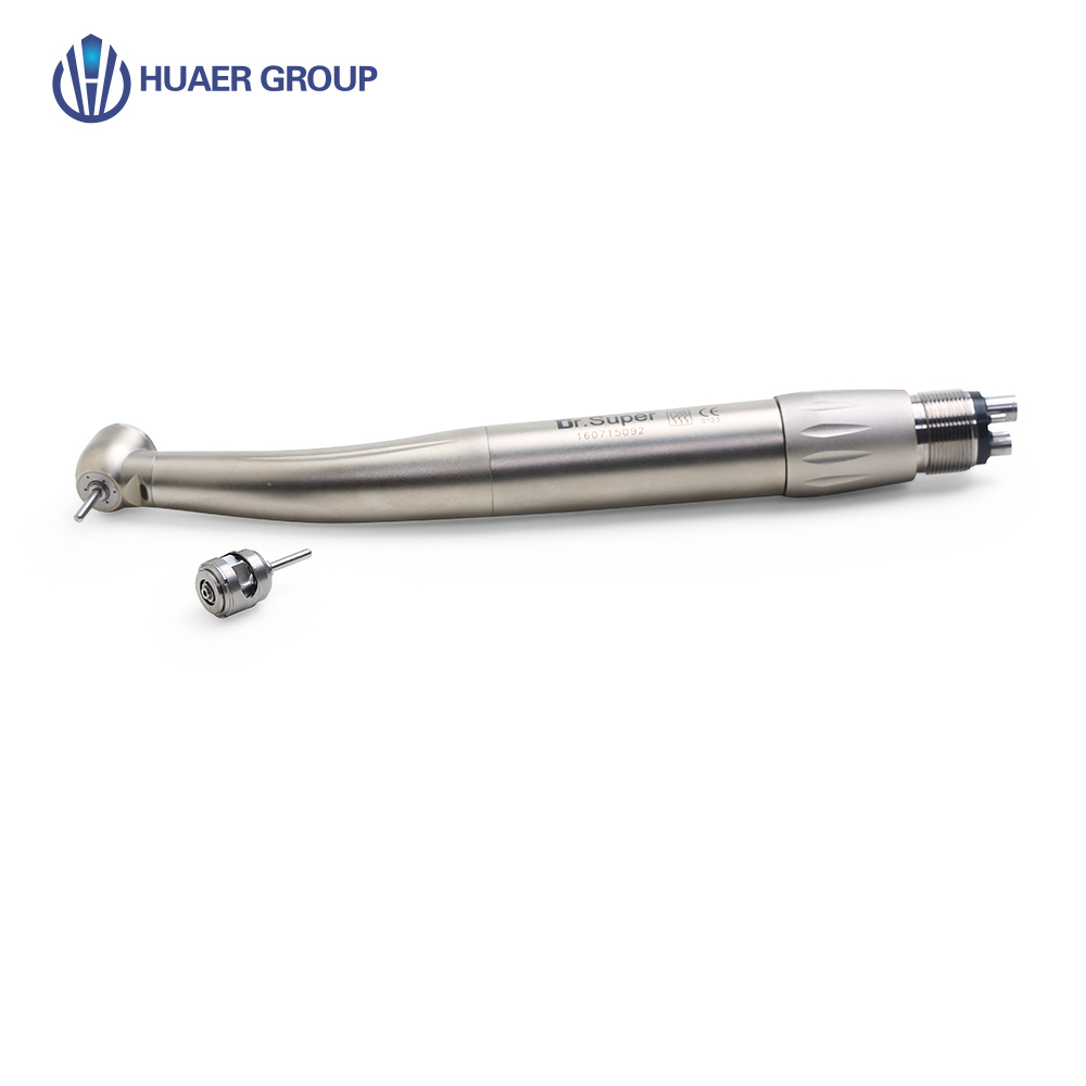 Ce / FDA Fiber Optic LED Integrated High Speed Dental Handpiece with Quick Coupling