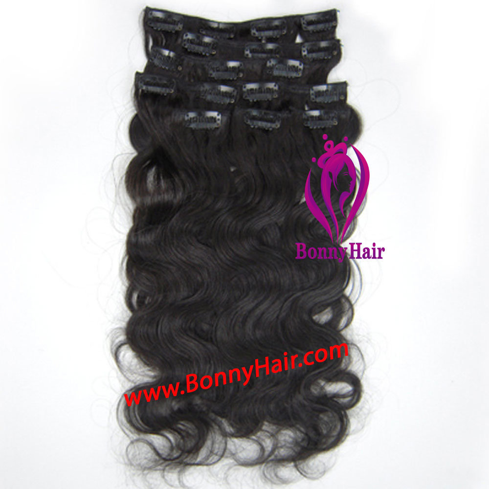 Clip on Hair Extension Brazilian Human Remy Hair Extension Discount Price