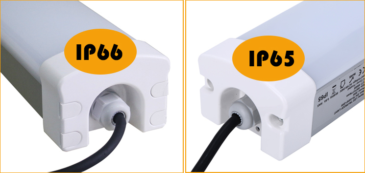 LED IP66 Tri-Proof Light Waterproof Standard Lumen Version for Car Washing Station, Parking Lot, Tunnel, Warehouse, Livestock Farm, Food Processing Industry