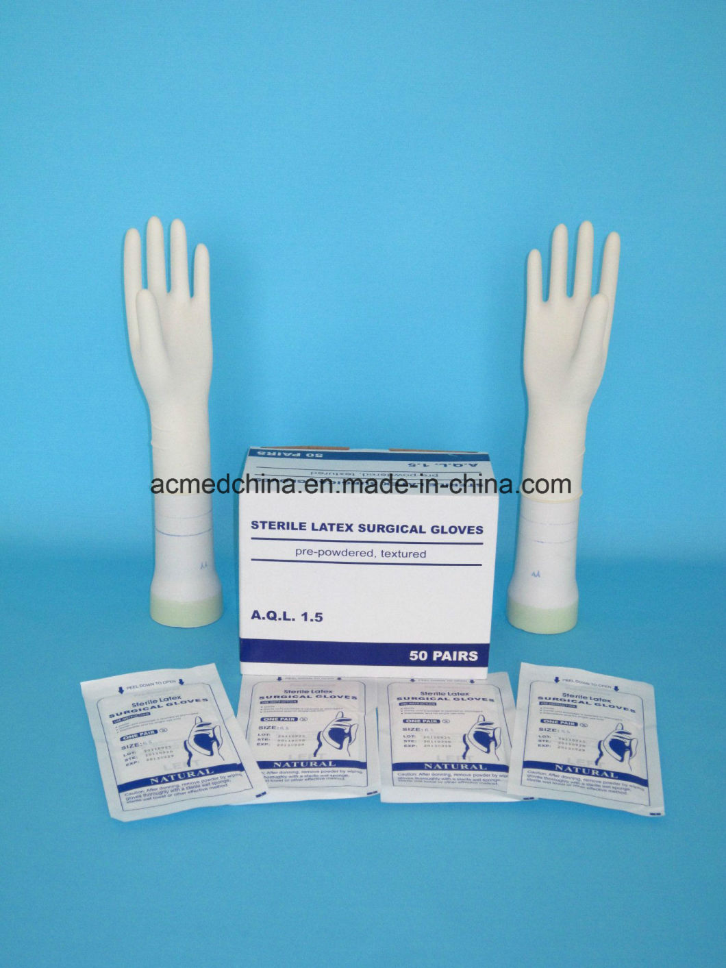 Disposable Medical Surgical Gloves Powdered or Powder Free