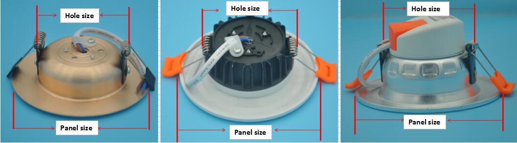 6W~18W LED Down Light LED Ceiling Light From China Factory