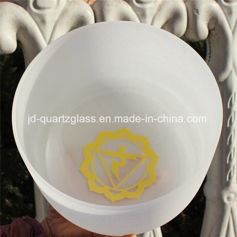 High Quality Color Lotus Quartz Chakra Crystal Singing Bowl