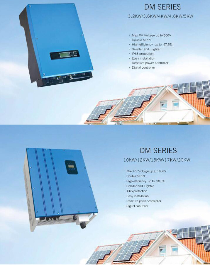 Manufacturer Price Pure Sine Wave DC to AC Converter Solar PV Power Grid Tie Inverter