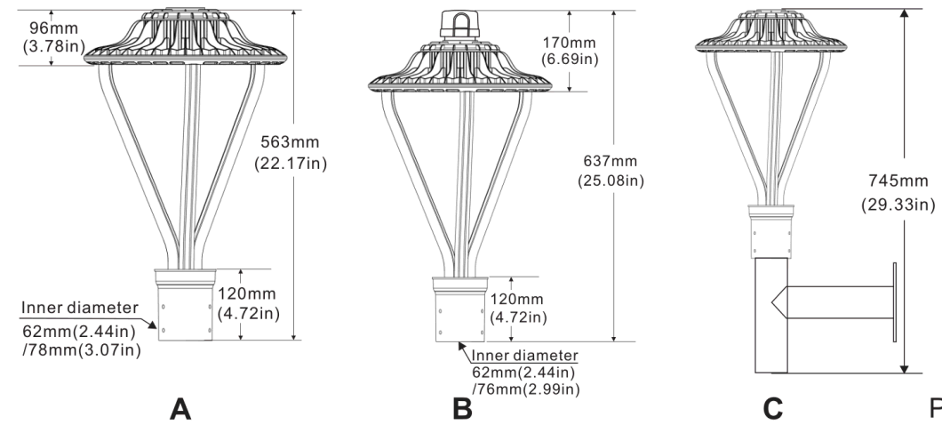 New Energy Saving 150W LED Street Light with Cool White