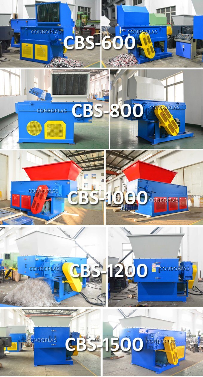 Plastic Recycling Machine/Plastic Granulator/Single-Shaft Shredder/Large Big HDPE PVC Pipe Crusher