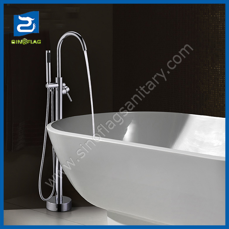 New Freestanding Bathtub Filler Walk in Tub Faucet