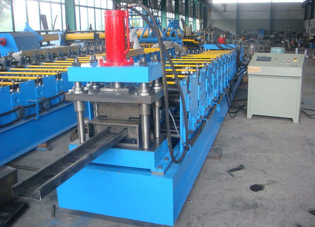 Steel Building Materials Highway Guardrail Roll Forming Machine