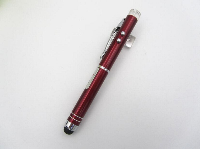 Wholesale High Quality 3 in 1 Metal LED Torch Light Pen