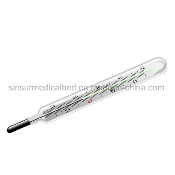 Hospital Armpit and Oral Use Glass Thermometer
