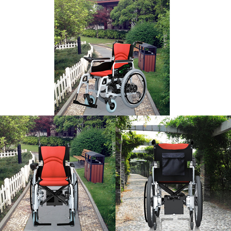 Aluminum Frame Mobility Power Wheelchair for Disabled People (PW-001)