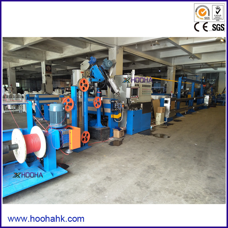 Single Screw PVC PE TPE Wire and Cable Extruder Line