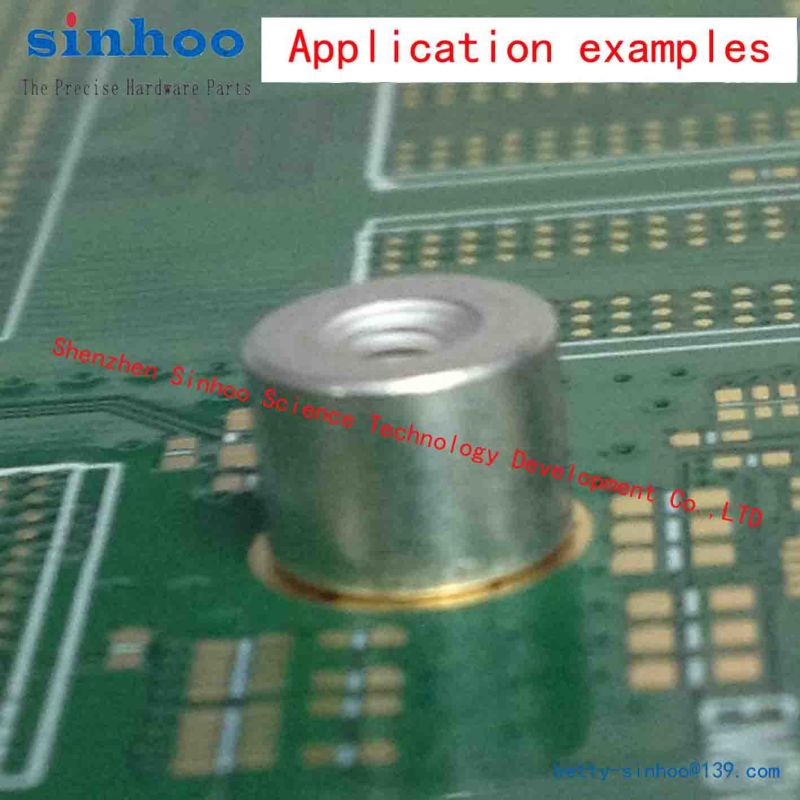 PCB Nut, /PCB Standoffs, /Weld Nut, /Smtso-M3-6et, Solder Nut, Pem, Stock on Hand, Brass, Bulk