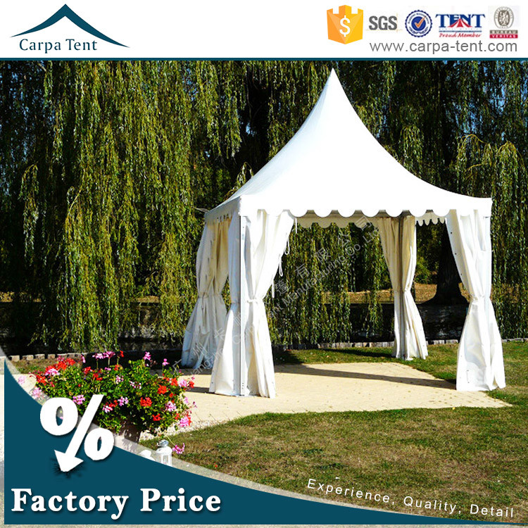 4X4m Outdoor Canopy Camping Gazebo Party Tent with Glass Door