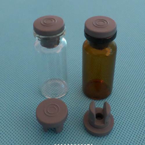 Molded Medicine Glass Bottle Butyl Rubber Stoppers