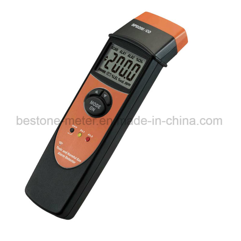 Portable 0- 1000PP Industrial, Home Carbon Monoxide Inspector Co Meter, Gas Detector (SPD200/CO)