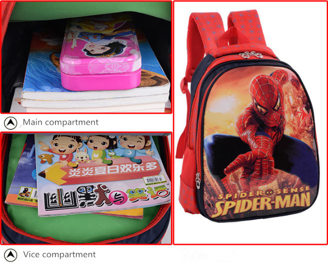 Elementary School Students Backpack Bag Cartoon Character Schoolbag