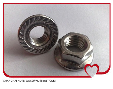 HexagonÂ  NutÂ  withÂ  Flange DIN6923 ANSI