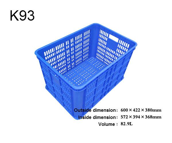 K93 Plastic Turnover Crate for Clothing