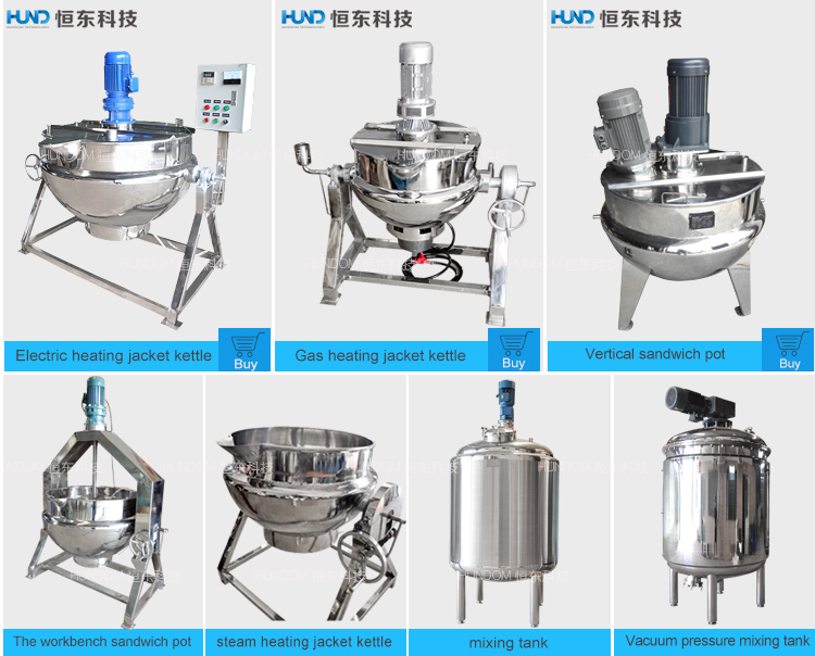 Stainless Steel Cooking Candy Mixer Pot for Food