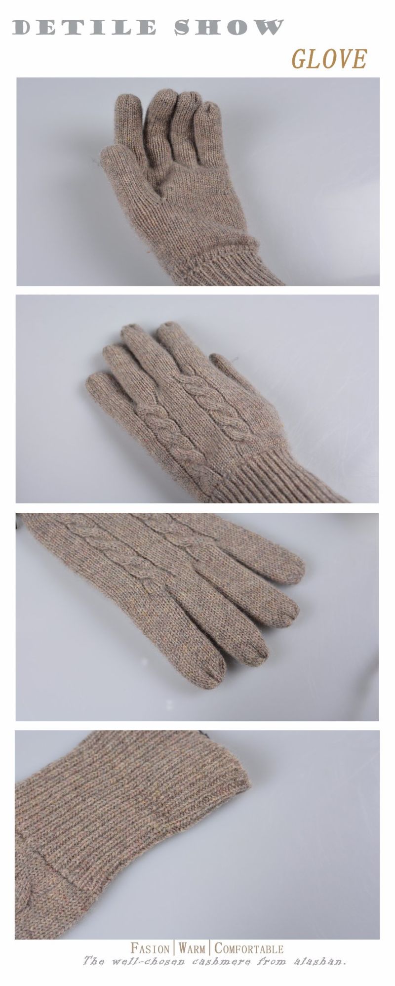 Knitted Cashmere Glove